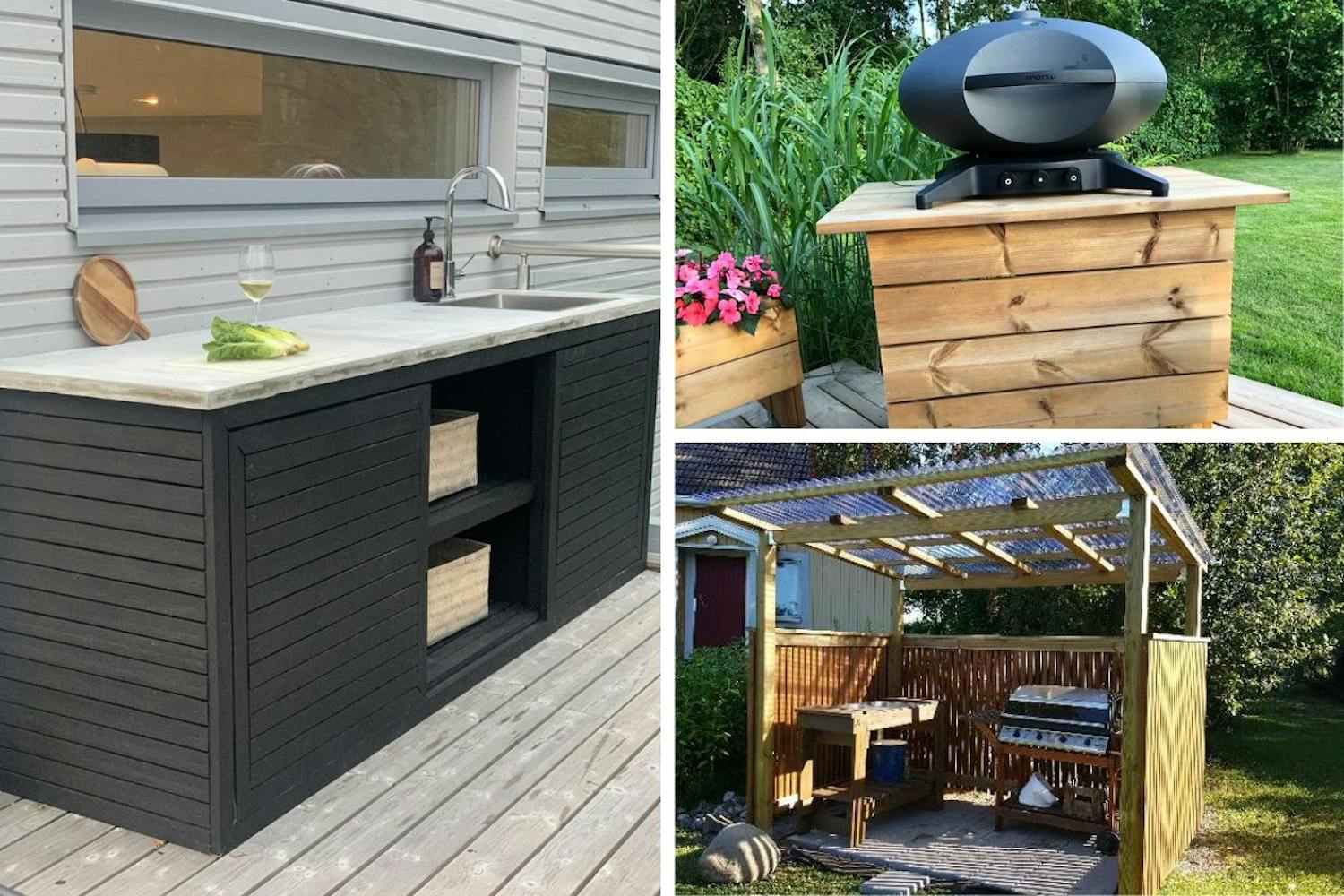 Udekøkkener Udekøkkener - billeder, ideer og inspiration